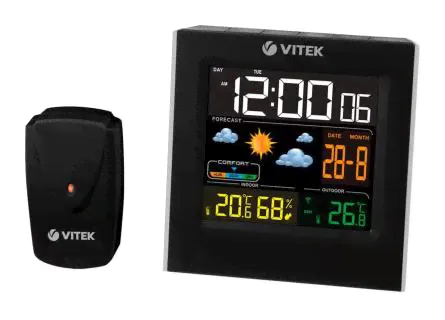 Погодная станция Vitek VT-6411 Чёрный