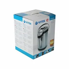Vitek Термопот VT-1189 BK, 3.8 л, 750 Вт, ненагревающийся корпус, чёрный электрочайник