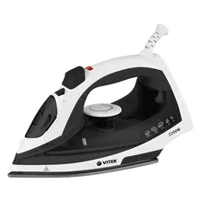 Утюг Vitek VT-8338 2.2 кВт, черный/белый