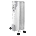 Масляные обогреватели VITEK Обогреватель Vitek 1707 W, масляный, 400/600/1000 Вт, 5 секций, 15 м², белый