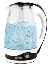 Электрочайник Vitek VT-7027 белый/черный