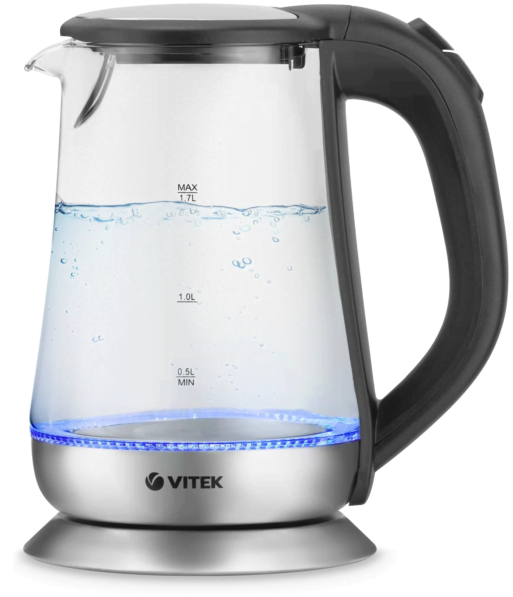 Vitek Чайник Vitek VT-7036 (tr) черный/стекло . электрочайник-0