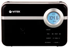 Радиоприемник Vitek VT-3592 Black, Черный, VT-3592
