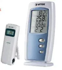 метеостанция VITEK-3534 беспроводная,часы-0