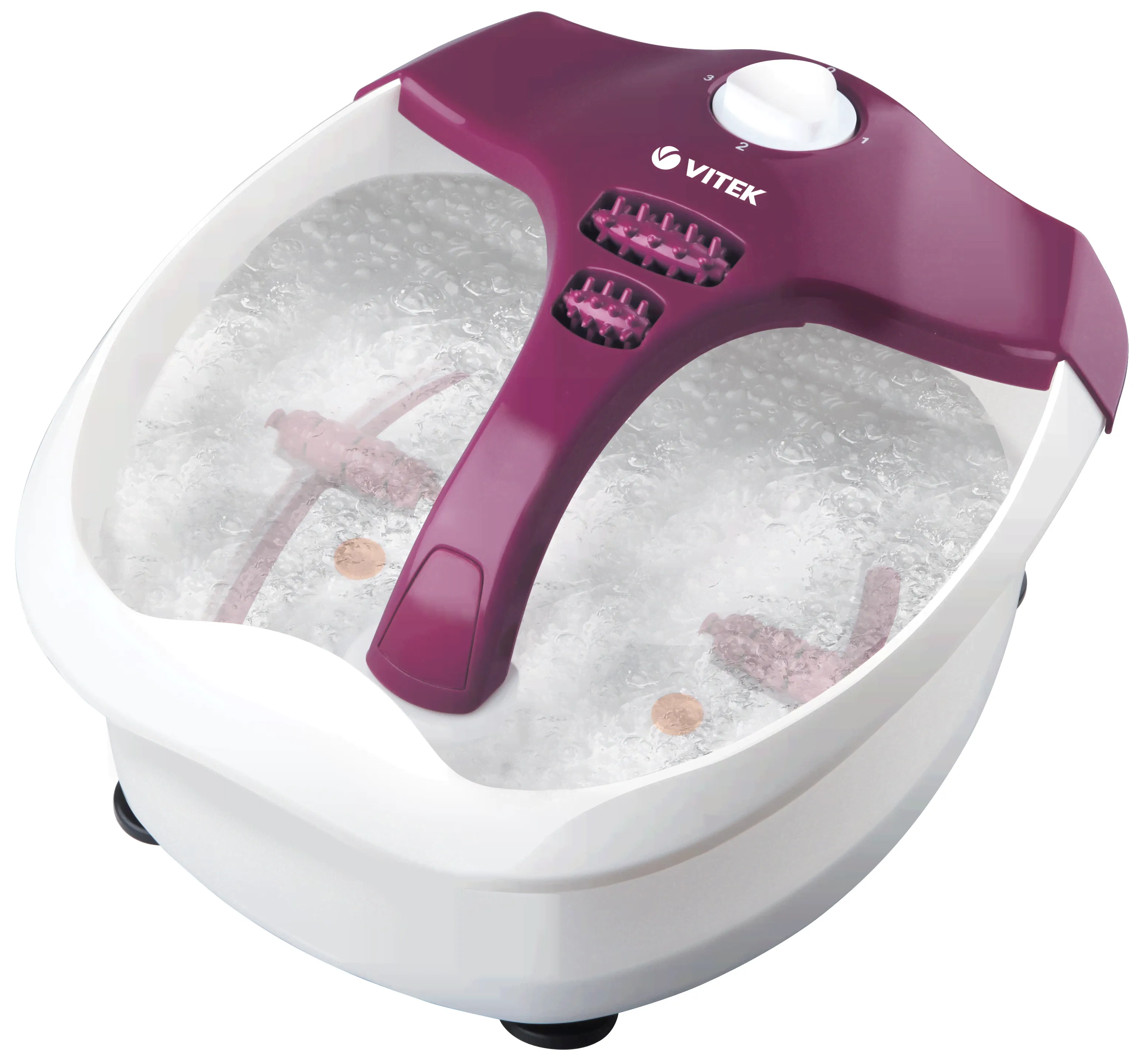 Массажная ванночка для ног Vitek VT-1799 white/purple, Белый;фиолетовый, VT-1799