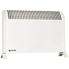 Конвектор VITEK VT-2180, 2 кВт, 20 м², ножки в комплекте белый